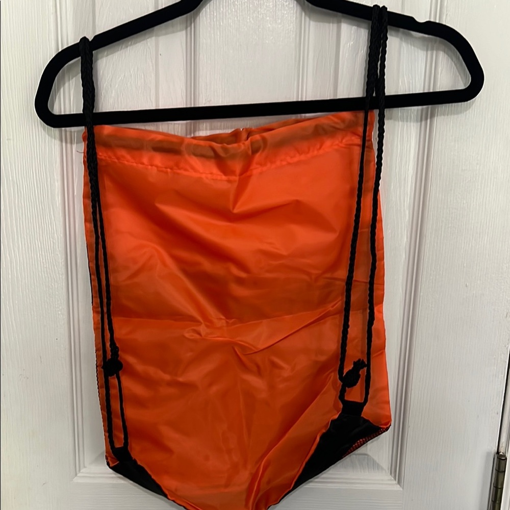 Harley-Davidson Black and Orange Drawstring Backpack - Picture 2 of 2